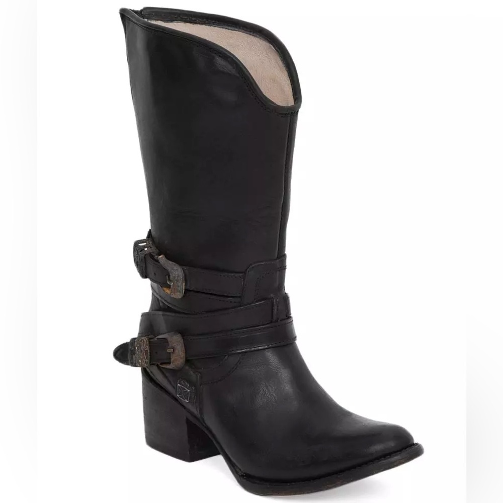 🆕FREEBIRD Pikes Women's Black Leather Western Boot